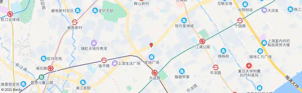 上海周家嘴路荆州路_公交站地图_上海公交_妙搜公交查询2025