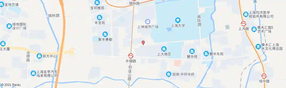 上海上大路祁连山路_公交站地图_上海公交_妙搜公交查询2025