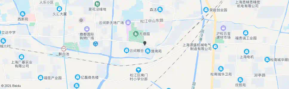 上海松汇东路方塔南路_公交站地图_上海公交_妙搜公交查询2025