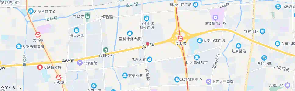 上海汶水路万荣路_公交站地图_上海公交_妙搜公交查询2025