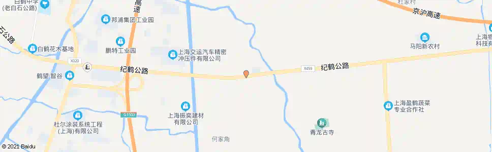 上海纪鹤公路山周公路_公交站地图_上海公交_妙搜公交查询2025