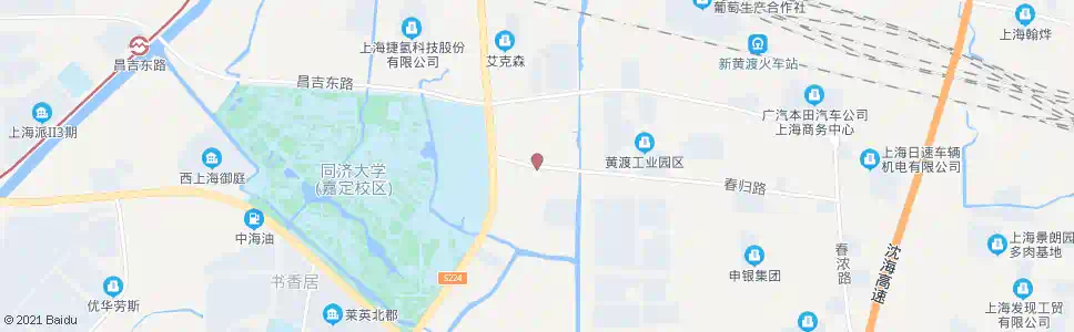 上海春归路谢春路_公交站地图_上海公交_妙搜公交查询2025