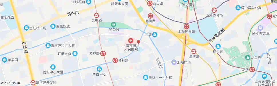 上海市六医院_公交站地图_上海公交_妙搜公交查询2025