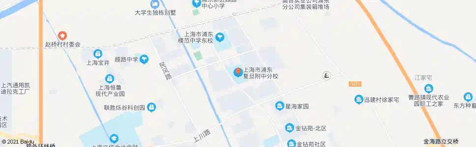 上海复旦大学(浦东分校)_公交站地图_上海公交_妙搜公交查询2025