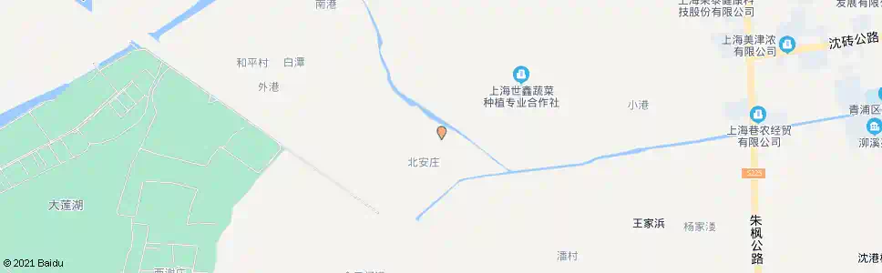 上海朱天路安庄村_公交站地图_上海公交_妙搜公交查询2025
