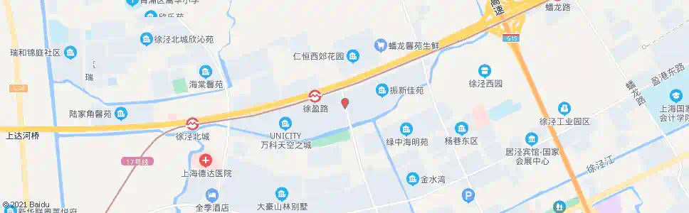 上海徐盈路崧泽大道_公交站地图_上海公交_妙搜公交查询2025