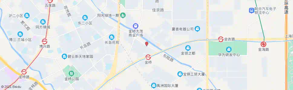 上海金海路东陆路_公交站地图_上海公交_妙搜公交查询2025