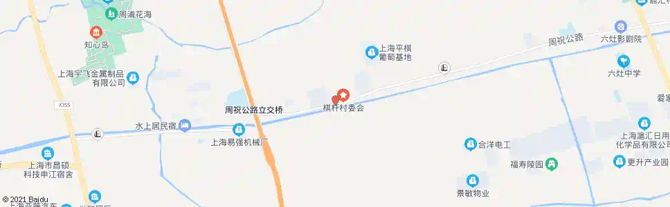 上海旗杆村_公交站地图_上海公交_妙搜公交查询2025
