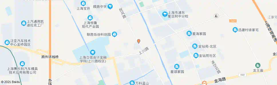 上海上川路川沙路_公交站地图_上海公交_妙搜公交查询2025