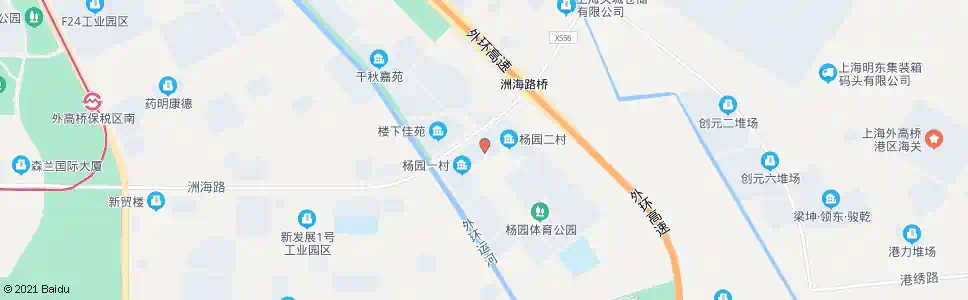 上海新园路洲海路_公交站地图_上海公交_妙搜公交查询2025