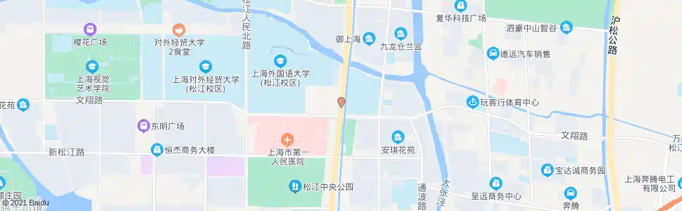 上海嘉松公路文翔路_公交站地图_上海公交_妙搜公交查询2025