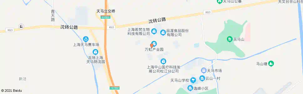 上海天九路天云路_公交站地图_上海公交_妙搜公交查询2025