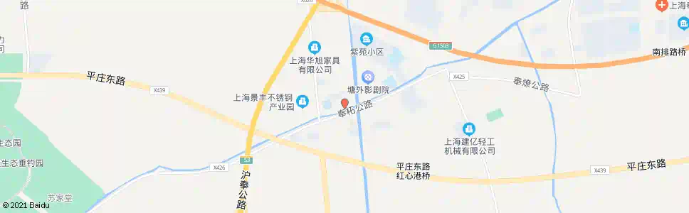 上海塘外医院_公交站地图_上海公交_妙搜公交查询2025