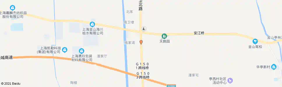 上海亭枫公路松卫南路_公交站地图_上海公交_妙搜公交查询2025