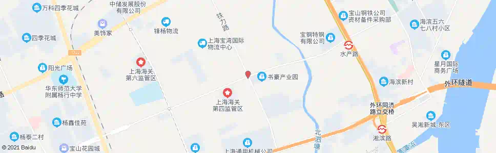 上海水产路铁力路_公交站地图_上海公交_妙搜公交查询2025