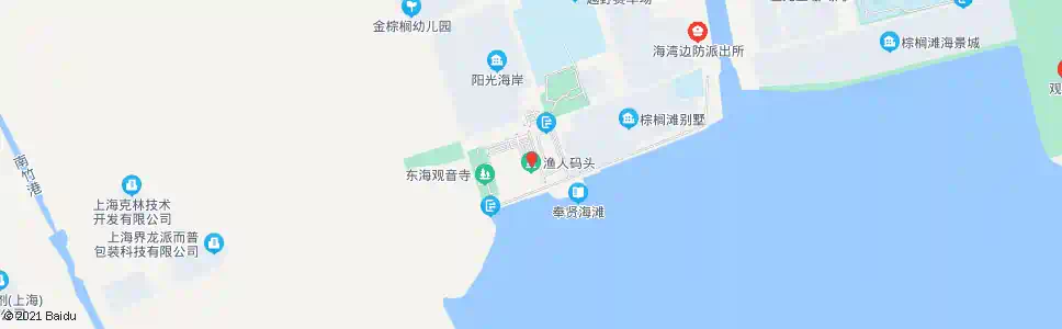 上海渔人码头(金汇塘路海湾路)_公交站地图_上海公交_妙搜公交查询2025