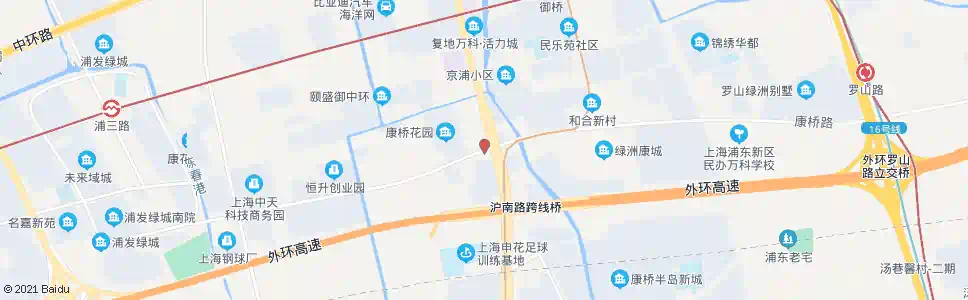 上海康桥路沪南路_公交站地图_上海公交_妙搜公交查询2025