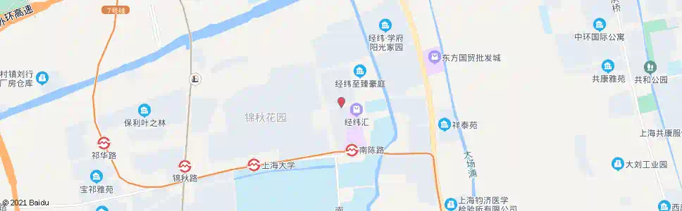上海纬地路南陈路_公交站地图_上海公交_妙搜公交查询2025