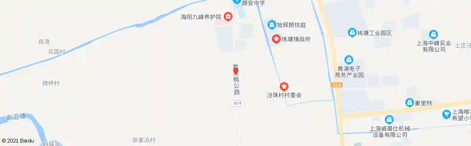 上海老朱枫公路长珠_公交站地图_上海公交_妙搜公交查询2025