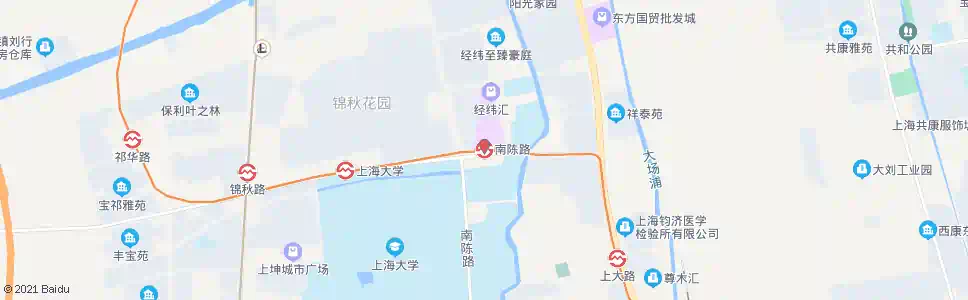 上海南陈村_公交站地图_上海公交_妙搜公交查询2025