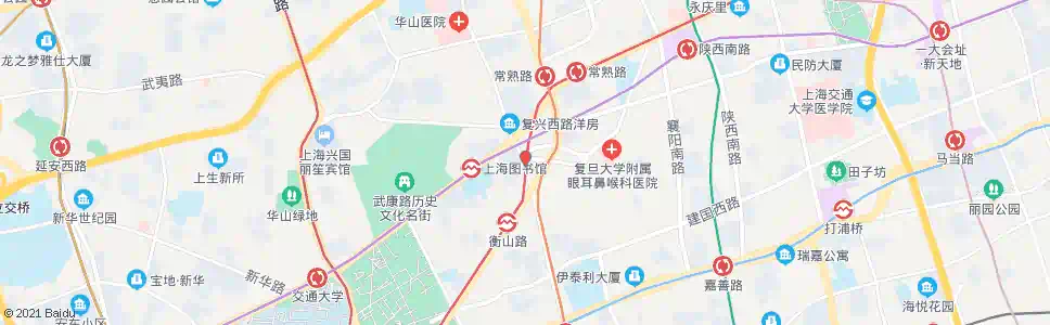 上海乌鲁木齐南路东平路_公交站地图_上海公交_妙搜公交查询2025