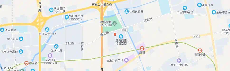上海唐安路唐龙路_公交站地图_上海公交_妙搜公交查询2025