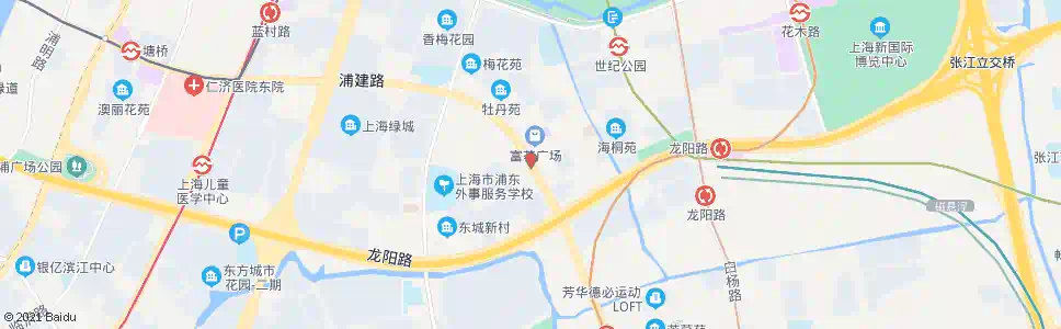 上海浦建路杜鹃路_公交站地图_上海公交_妙搜公交查询2025