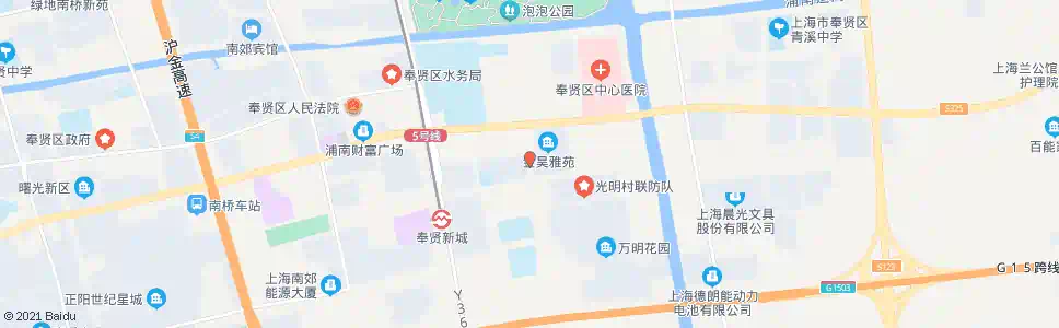 上海光明村中心路光昊路_公交站地图_上海公交_妙搜公交查询2025