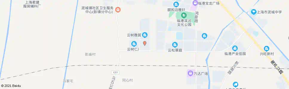 上海彩云路(云树欣居)_公交站地图_上海公交_妙搜公交查询2025