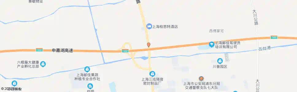 上海南六公路会龙寺_公交站地图_上海公交_妙搜公交查询2025