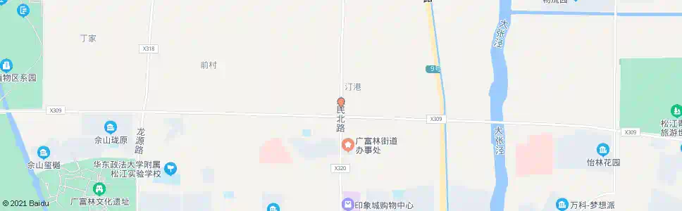 上海人民北路辰花公路_公交站地图_上海公交_妙搜公交查询2025