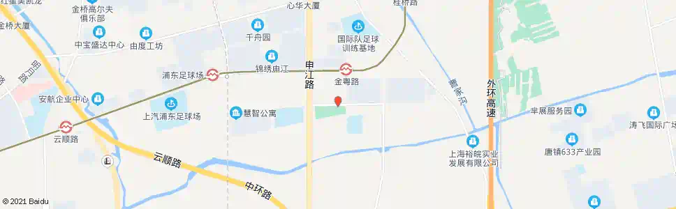 上海金葵路金粤路_公交站地图_上海公交_妙搜公交查询2025