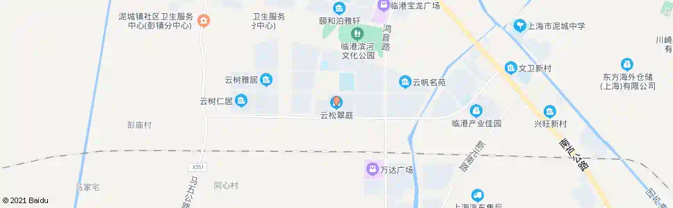 上海云松翠庭_公交站地图_上海公交_妙搜公交查询2025