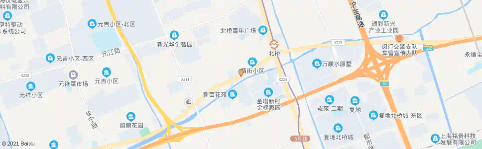 上海北松公路瓶安路_公交站地图_上海公交_妙搜公交查询2025