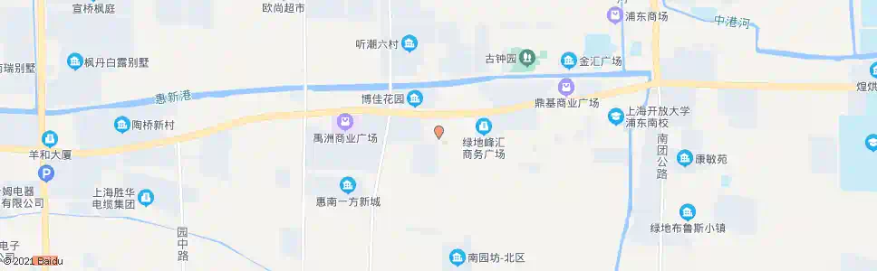 上海南园路沪南公路_公交站地图_上海公交_妙搜公交查询2025