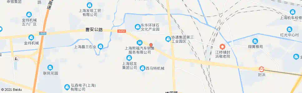 上海曹安公路曹丰路_公交站地图_上海公交_妙搜公交查询2025