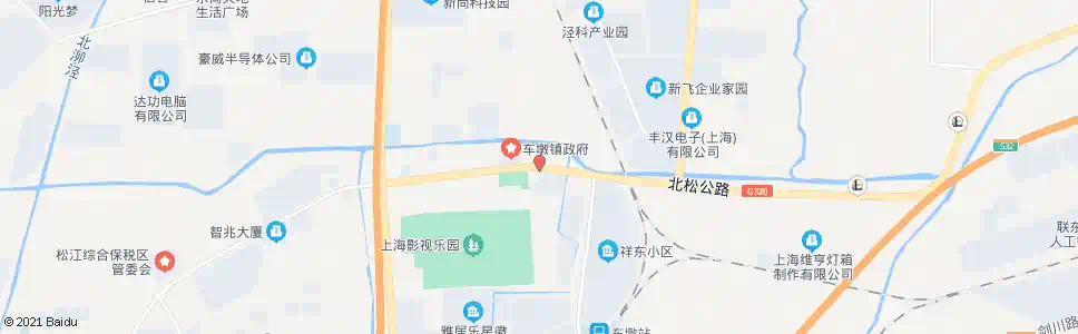 上海北松公路影维路_公交站地图_上海公交_妙搜公交查询2025