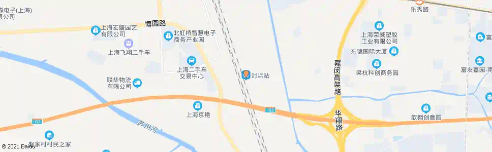 上海封浜_公交站地图_上海公交_妙搜公交查询2025