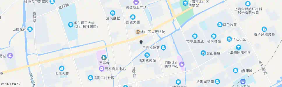 上海卫零路金山大道(金山世纪城)_公交站地图_上海公交_妙搜公交查询2025