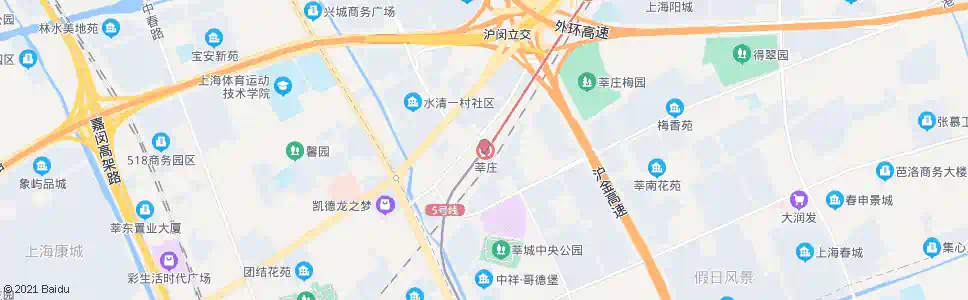 上海新庄_公交站地图_上海公交_妙搜公交查询2025
