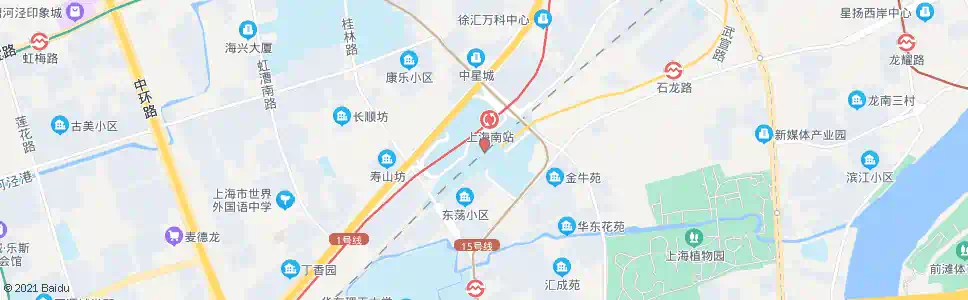 上海申南大道_公交站地图_上海公交_妙搜公交查询2025