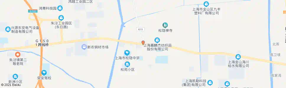 上海松隐_公交站地图_上海公交_妙搜公交查询2025