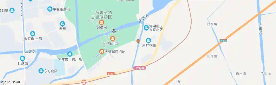 上海祥凝浜路朱溪路_公交站地图_上海公交_妙搜公交查询2025