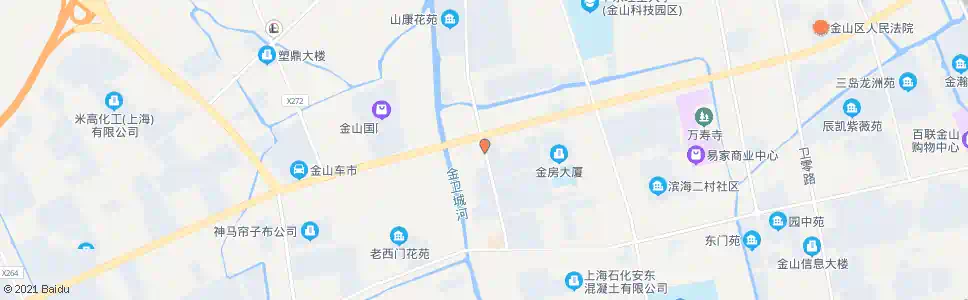 上海西静路金山大道_公交站地图_上海公交_妙搜公交查询2025