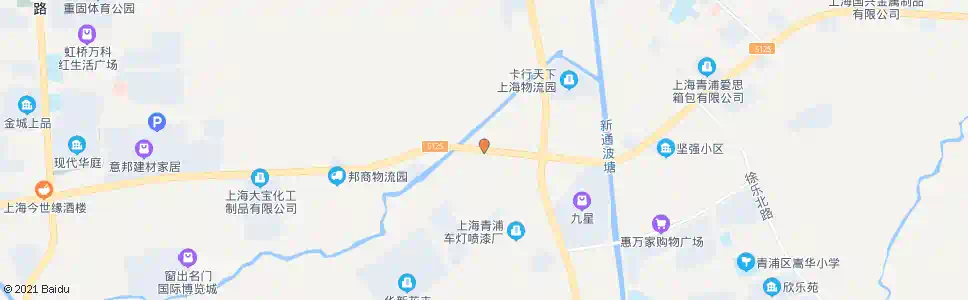 上海北青公路嘉松中路_公交站地图_上海公交_妙搜公交查询2025