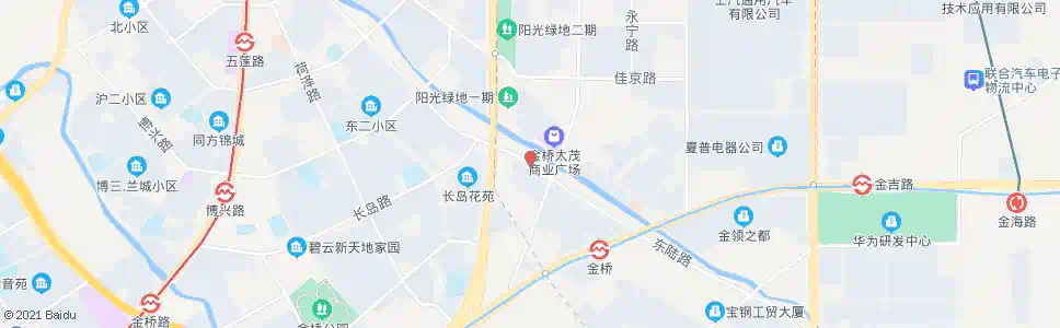 上海东陆路金高路_公交站地图_上海公交_妙搜公交查询2025