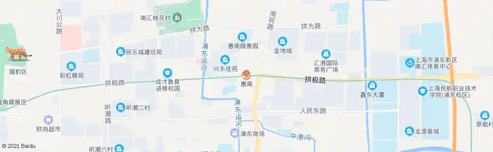 上海惠南地铁站(下客站)_公交站地图_上海公交_妙搜公交查询2025