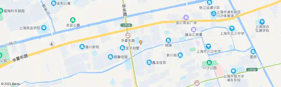 上海新德路华夏二路_公交站地图_上海公交_妙搜公交查询2025
