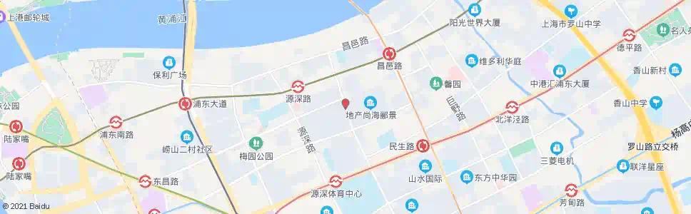 上海桃林路乳山路_公交站地图_上海公交_妙搜公交查询2025