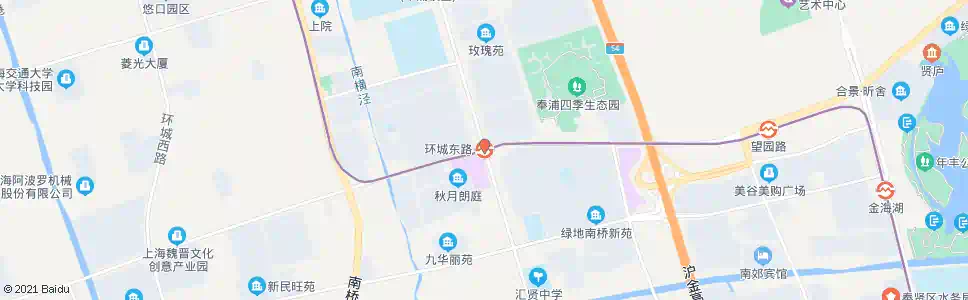 上海松东路环城路_公交站地图_上海公交_妙搜公交查询2025